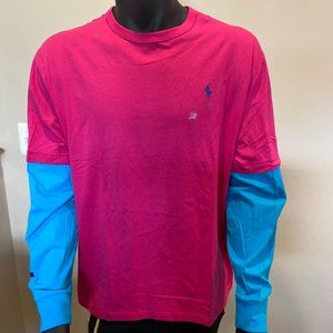 Polo Ralph Lauren's Layered-effect T-shirt